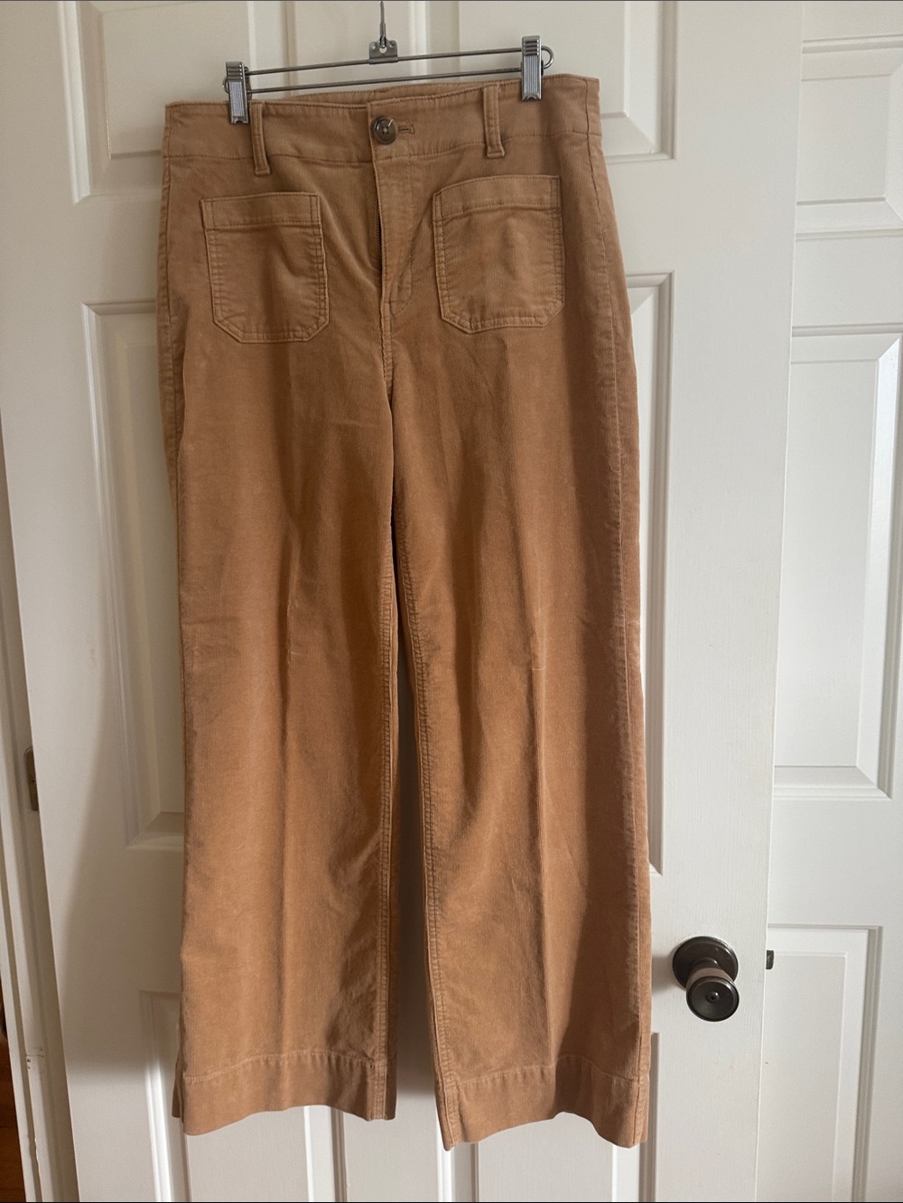 Talbots Wide-Leg Jeans in Camel Brown